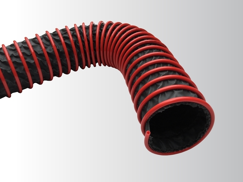 BAND-FLEX KPC - wąż odciągowy z czerwonym protektorem